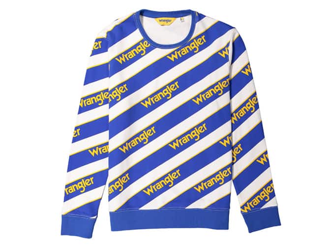 Wrangler Blue And Yellow Sweatshirt