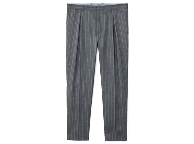 Mango Chalk Stripe Trousers