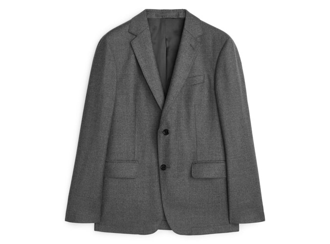 Arket Wool Flannel Blazer