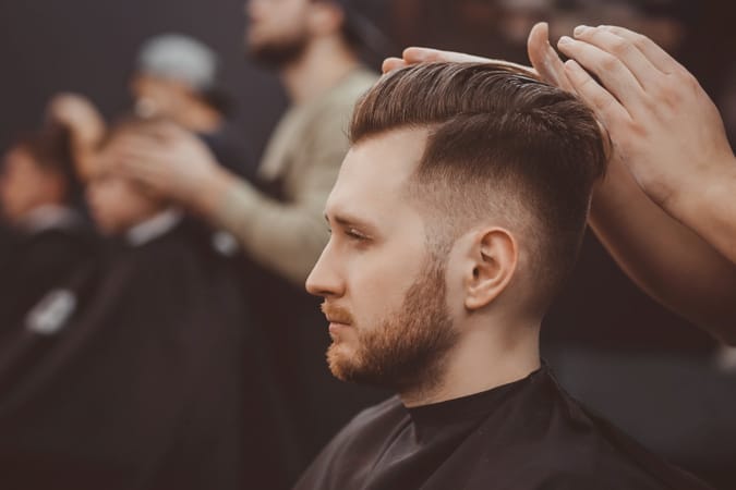 Man At A Barbershop