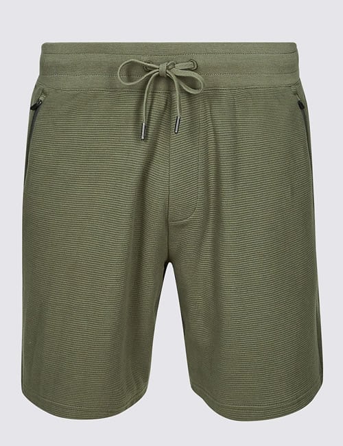 Pure Cotton Textured Shorts