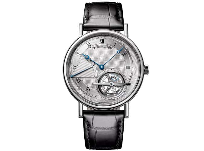 Breguet Classique Automatic Platinum Silver Dial Mens Watch