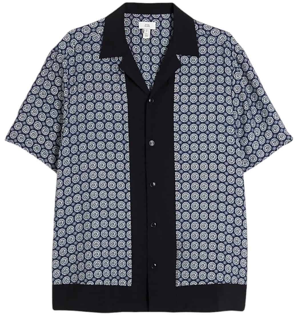 River Island Tiled Shirt