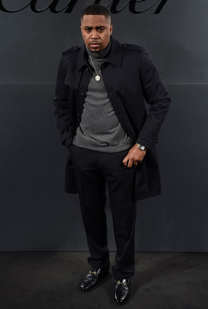 Nas at Cartier's Bold & Fearless Celebration in San Francisco, USA
