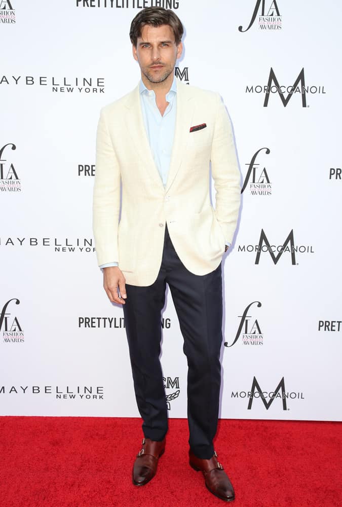 Johannes Huebl at Daily Front Row Fashion Awards, Arrivals, Los Angeles