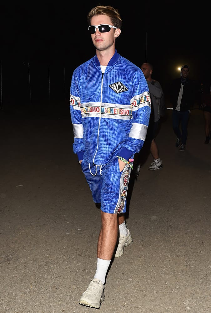 Patrick Schwarzenegger at Levi's Neon Carnival