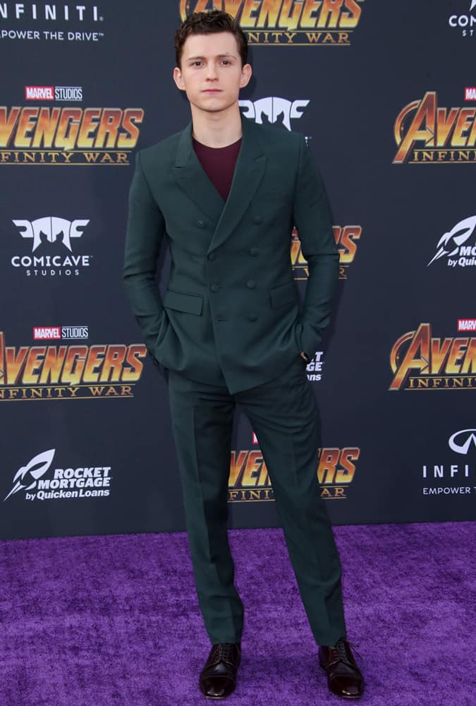 Tom Holland at Avengers Infinity War Premiere