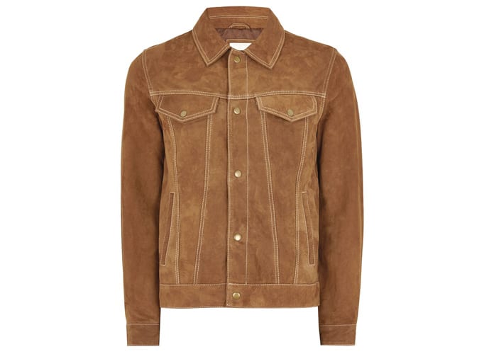Topman Tan Suede Western Jacket