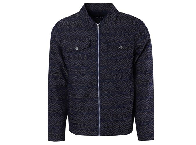 BoohooMan x French Montana Aztec Harrington