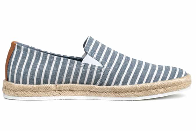 H&M Striped Espadrilles