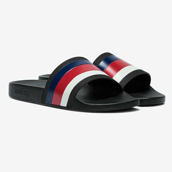 Gucci Rubber Slide Sandals