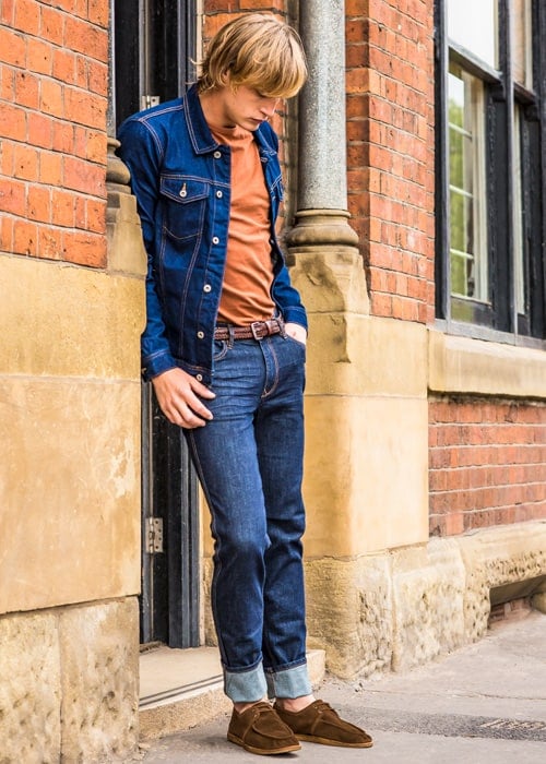 Rutland Cognac Suede Moccasin