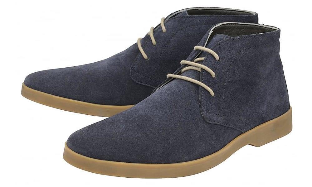 Navy Wentworth Suede Derby Boot