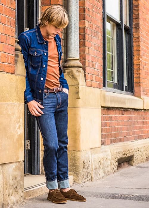 Rutland Cognac Suede Moccasin