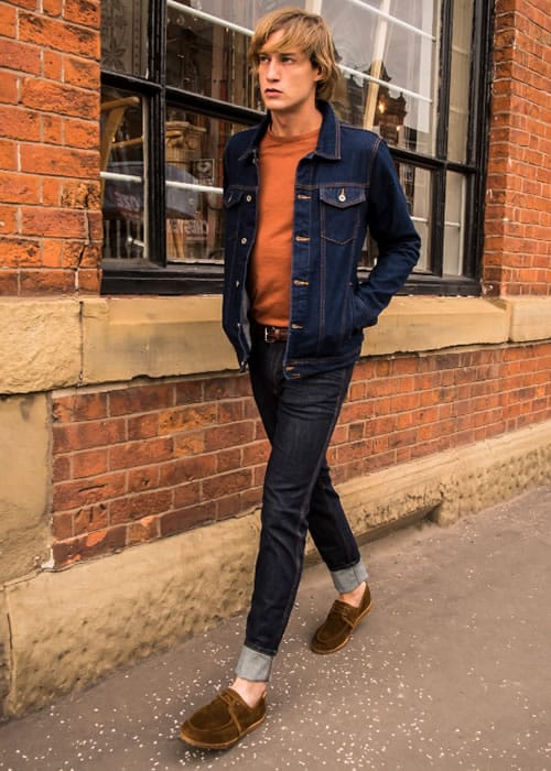 Rutland Cognac Suede Moccasin