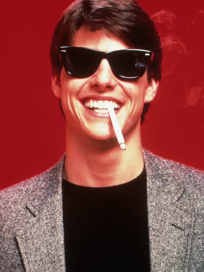 Tom Cruise wearing Ray-Ban Wayfarers in Risky Business (1983)
