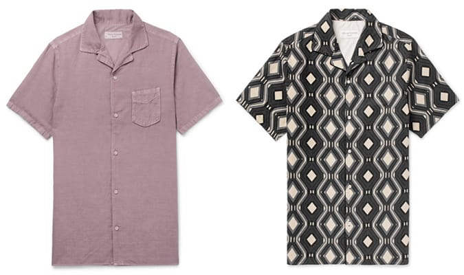 Officine Generale Cuban Collar Shirt