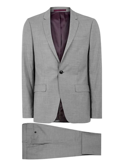Grey Marl Skinny Fit Suit