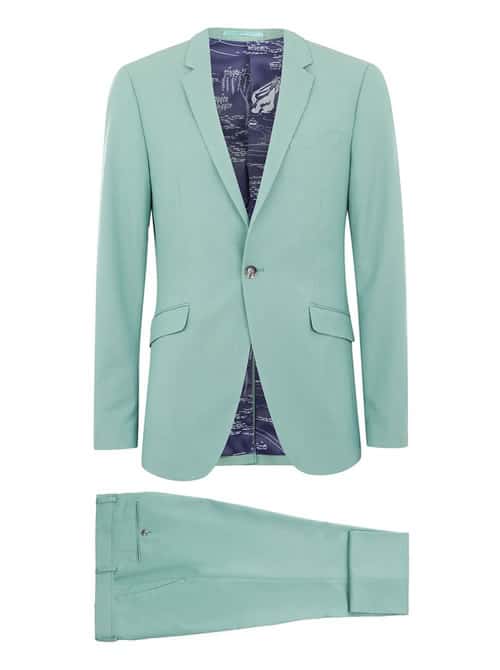Mint Green Ultra Skinny Fit Suit