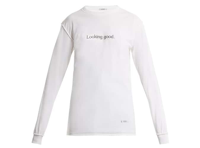 BLOUSE Looking good-print cotton T-shirt