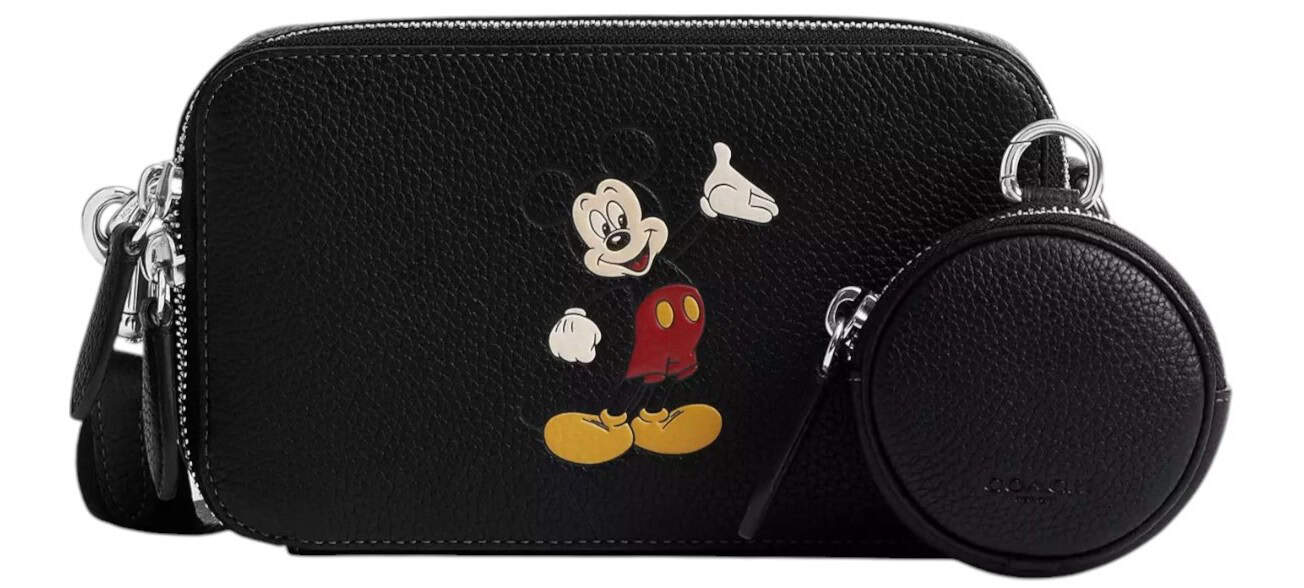 Disney X Coach Charter Slim Crossbody Bag With Mickey Mouse