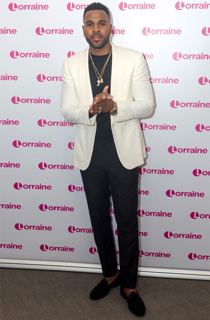 The Best-Dressed Men Of The Week - Jason Derulo at Lorraine TV show London