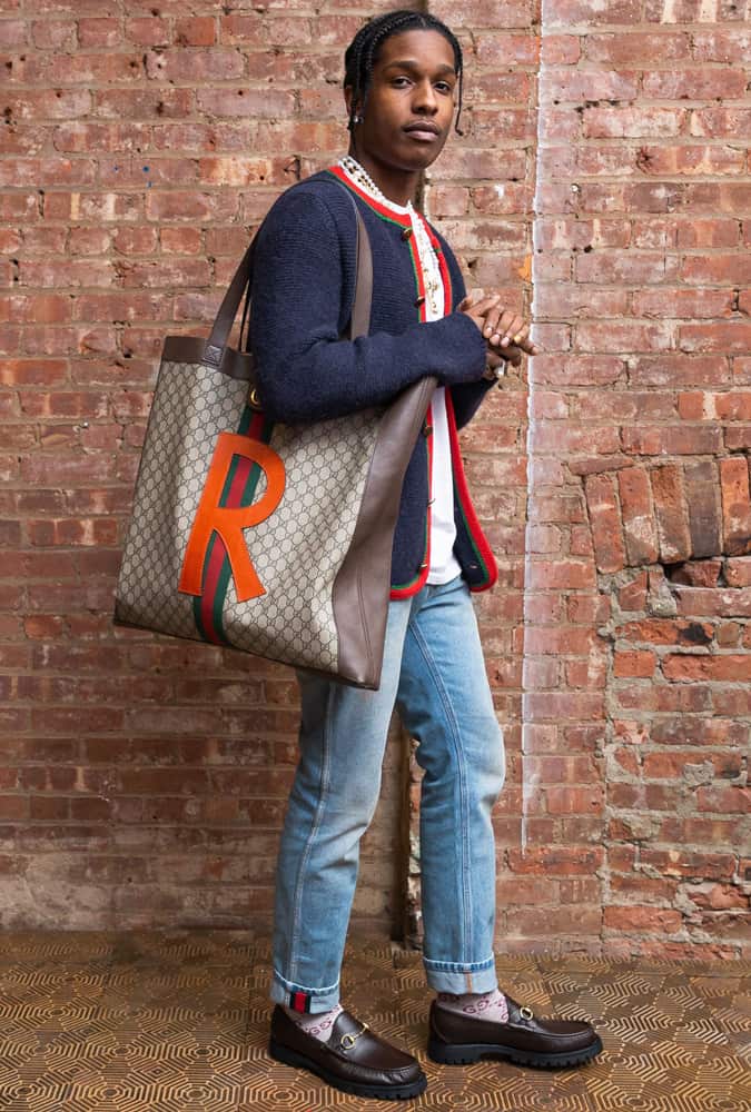 ASAP Rocky at Gucci Wooster store opening, New York