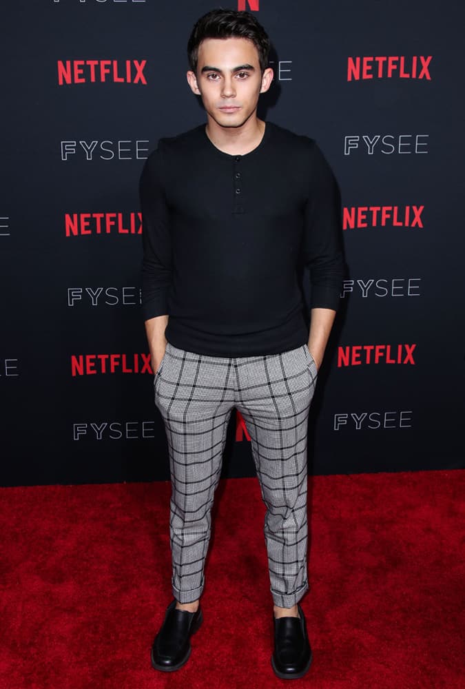 Tyler Alvarez at Netflix FYSee Kick-Off Event, Los Angeles