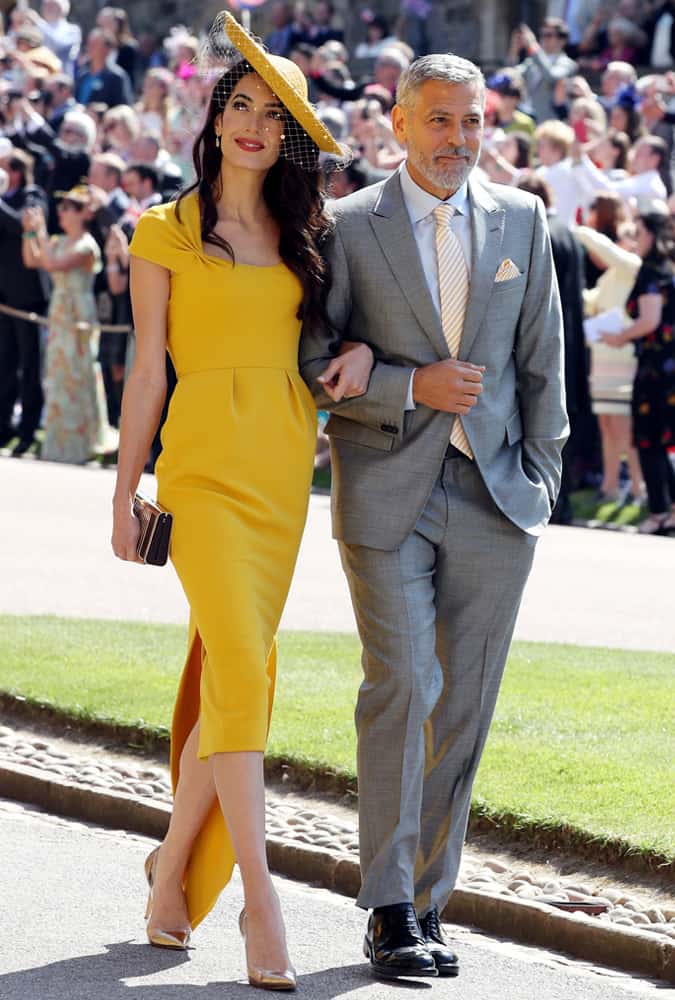 George Clooney at the Royal Wedding