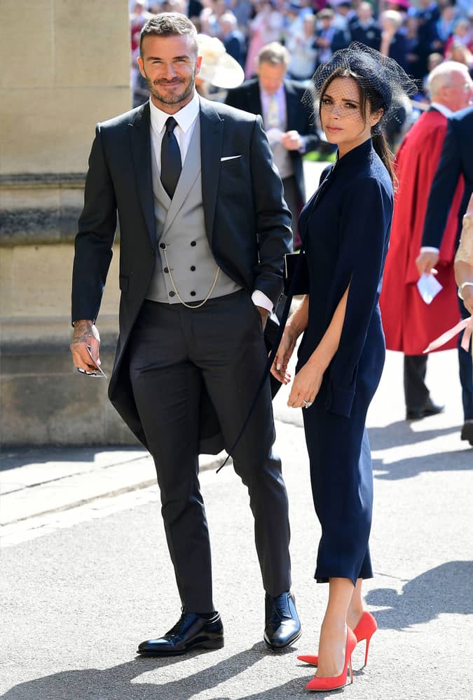 David Beckham at the Royal Wedding