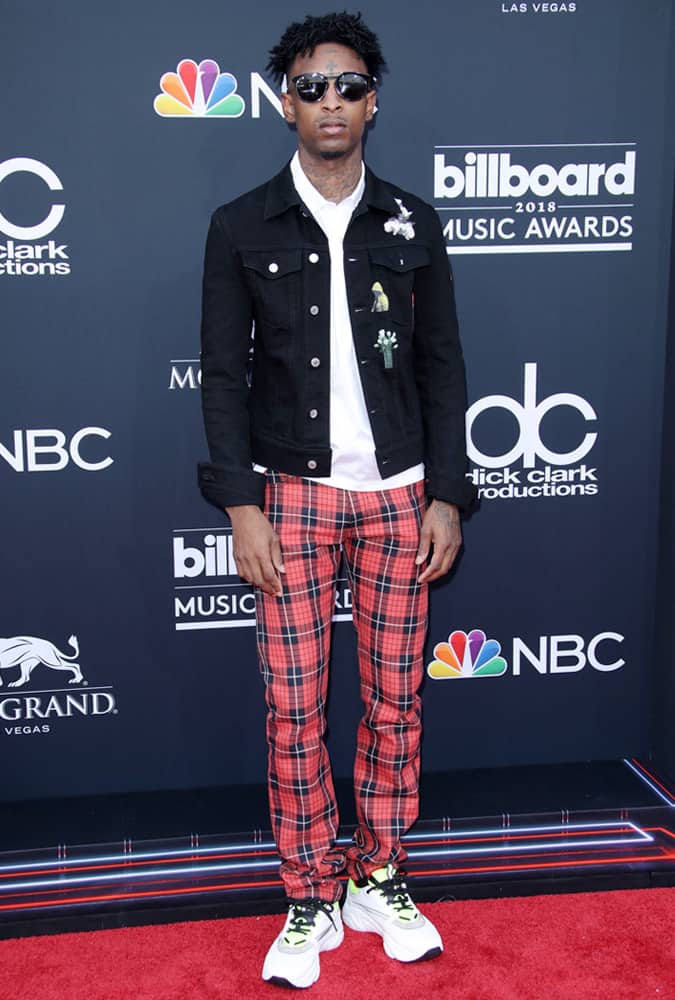21 Savage at Billboard Music Awards, Las Vegas, USA