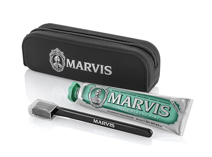 Marvis Zip Bag With Toothpaste And Brush