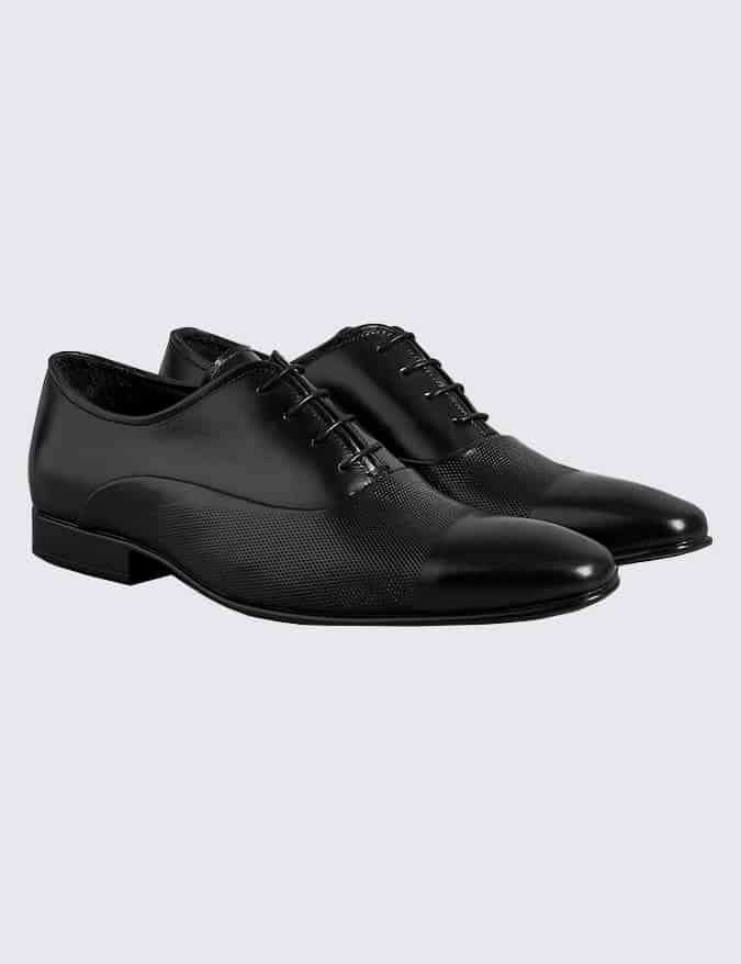 Leather Lace-up Derby Shoes
