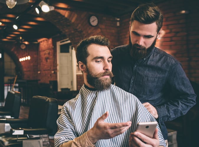 Showing barber what you want