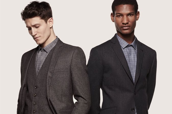 Structured men's suit