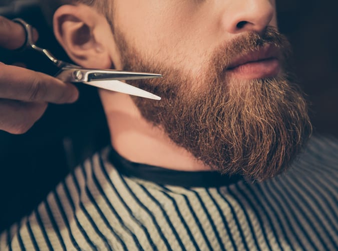 man with a beard