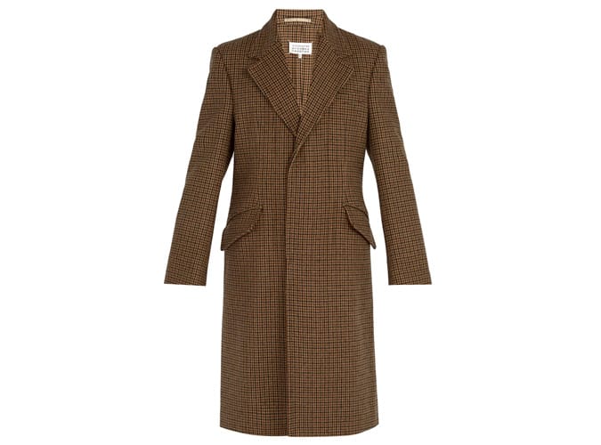 Maison Margiela x MatchesFashion Houndstooth Wool Coat