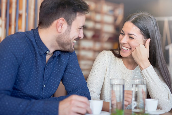 Eye contact in dating