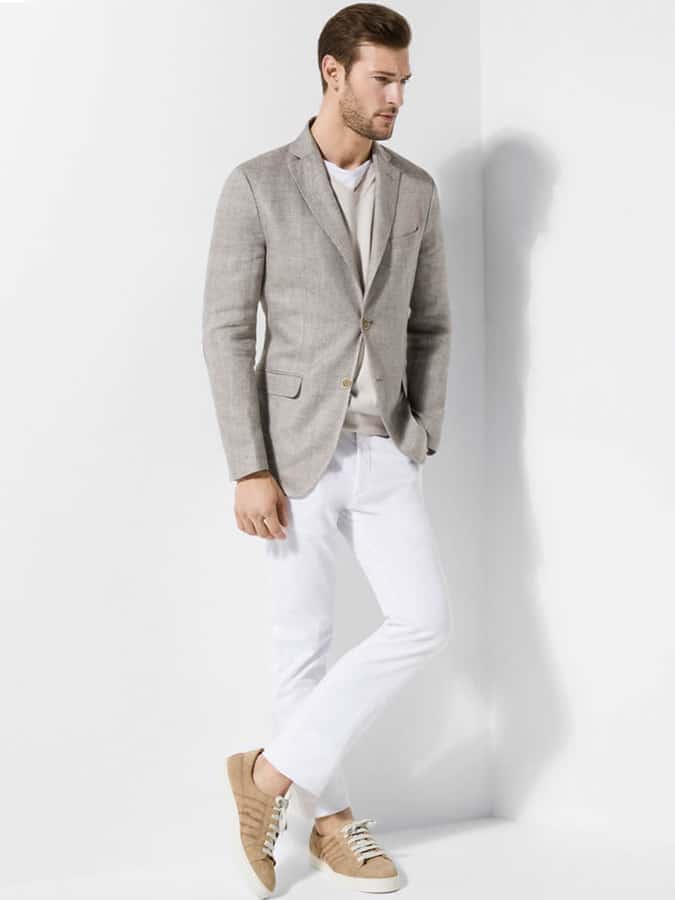 How White Jeans Should Fit - Slim and with a minimal break