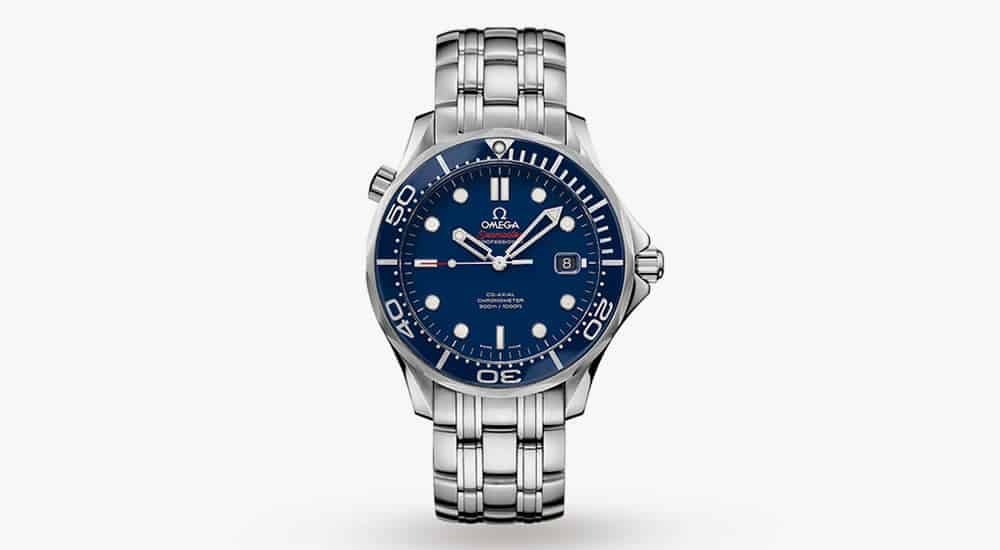 Omega Seamaster 300M 41mm Mens Divers Watch Blue Dial