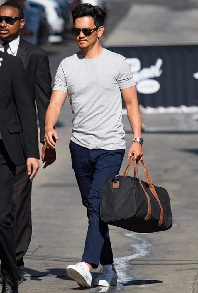 John Cho Jimmy Kimmel Live TV show, Los Angeles