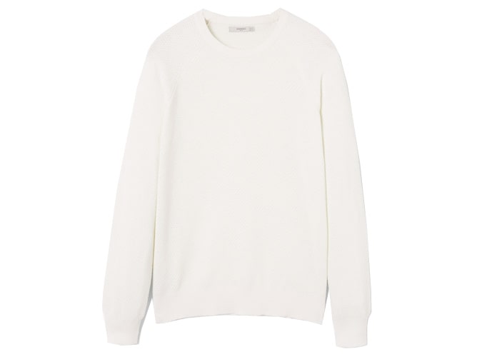 Mango Man Cotton-Linen Blend Jumper