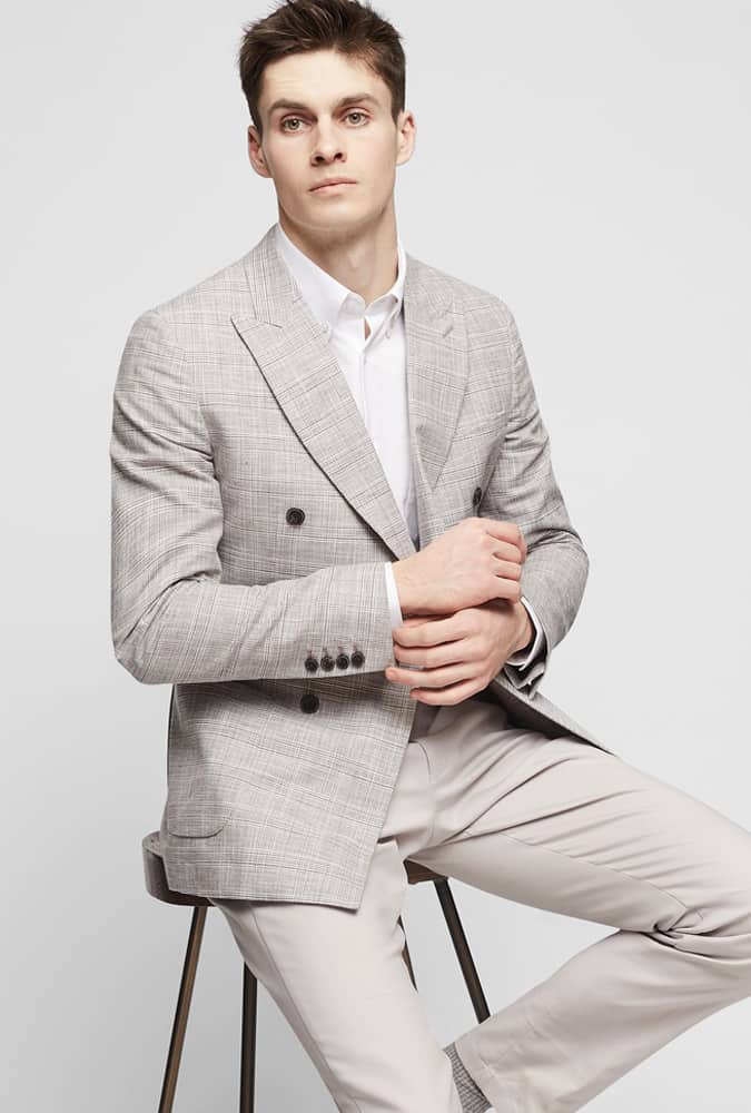Reiss Double-Breasted Suit