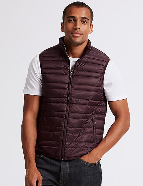 M&S COLLECTION Down & Feather Gilet with Stormwear