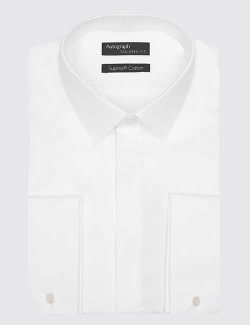 AUTOGRAPH Pure Cotton Tailored Fit Dinner Shirt
