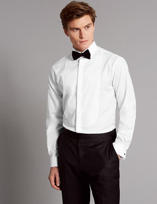 AUTOGRAPH Pure Cotton Tailored Fit Dinner Shirt