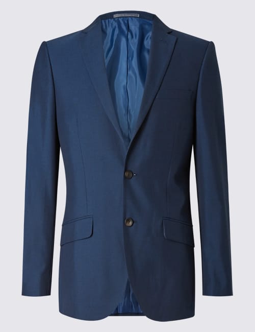 M&S COLLECTION Indigo Tailored Fit Jacket