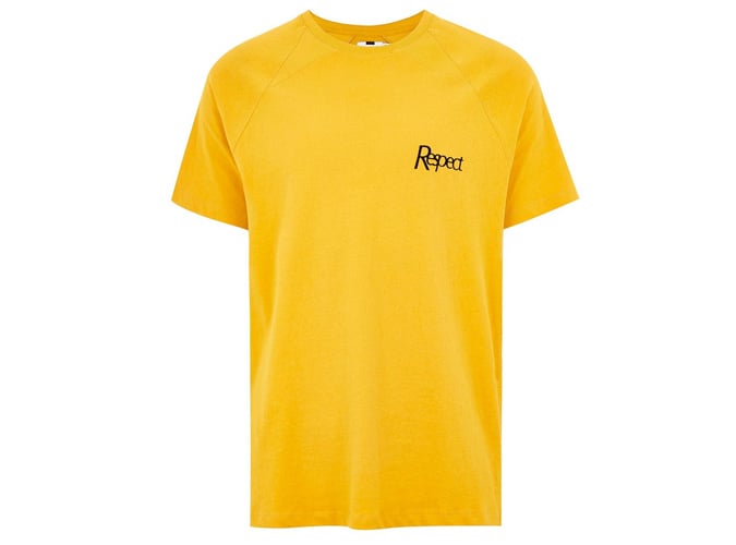 Topman Gold Respect T-shirt