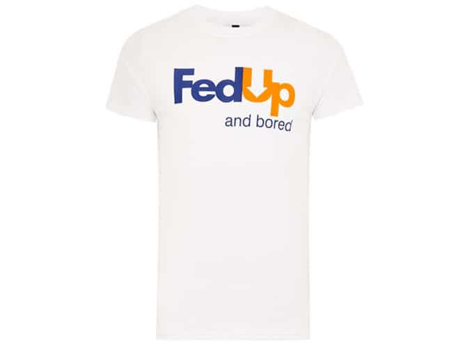 Topman 'Fed Up' T-Shirt