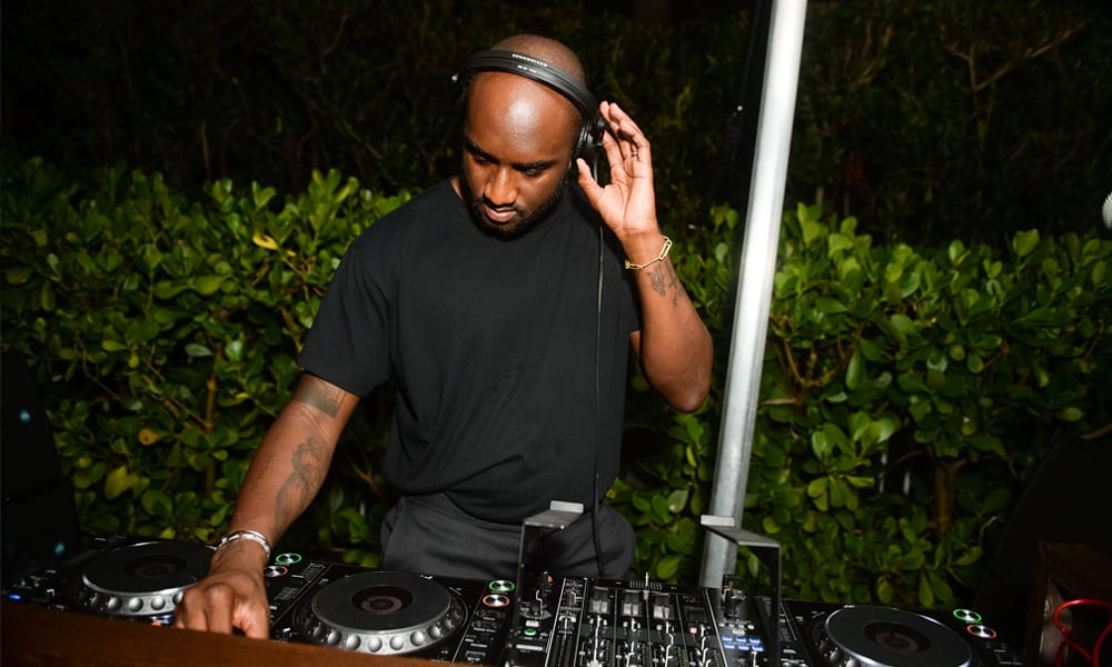 Virgil Abloh at the Kith Basel party, 2017